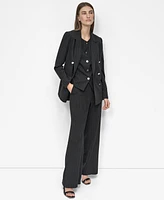 Dkny Women's Pinstripe Double Breasted Blazer