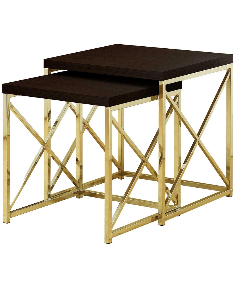 Nested Table Set of two Compact Storage and Stylish Display