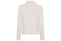 Olsen Women's Linen Mixed Media Jacket