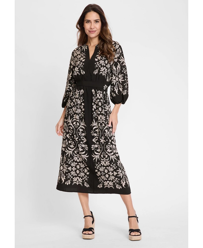 Olsen Women's Ornamental Print Dress