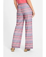 Olsen Women's Anna Fit Wide Leg Lace Pant