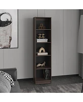 Vinton Xs Bookcase Compact Bookshelf with Multiple Shelves