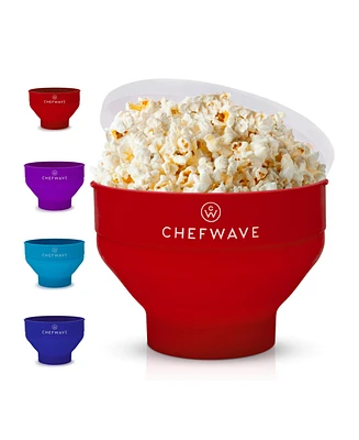 Chefwave Silicone Popcorn Popper (Red)