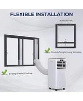 10000 Btu 4-in-1 Portable Air Conditioner for Rooms up to 350 sq.ft