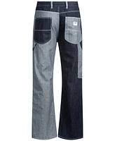 Hugo by Boss Men's Relaxed-Fit Patchwork Carpenter Pants