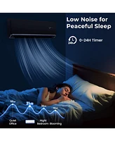 Energy Star Certified Btu 21 SEER2 208-230V Mini Split Air Conditioner and Heater Wifi Enabled