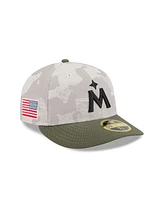 New Era Men's Light Beige/Olive Minnesota Twins 2025 Armed Forces Day Low Profile 59FIFTY Fitted Hat