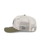 New Era Men's Light Beige/Olive San Diego Padres 2025 Armed Forces Day 9SEVENTY Adjustable Hat