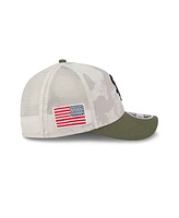 New Era Men's Light Beige/Olive Chicago White Sox 2025 Armed Forces Day 9FORTY M-Crown A-Frame Adjustable Hat