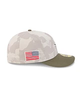 New Era Men's Light Beige/Olive Seattle Mariners 2025 Armed Forces Day 59FIFTY Fitted Hat