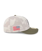 New Era Men's Light Beige/Olive Miami Marlins 2025 Armed Forces Day 59FIFTY Fitted Hat