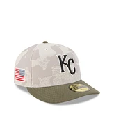 New Era Men's Light Beige/Olive Kansas City Royals 2025 Armed Forces Day 59FIFTY Fitted Hat