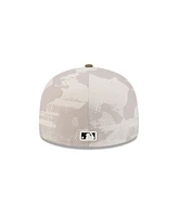 New Era Men's Light Beige/Olive Houston Astros 2025 Armed Forces Day 59FIFTY Fitted Hat
