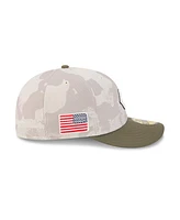 New Era Men's Light Beige/Olive Cincinnati Reds 2025 Armed Forces Day 59FIFTY Fitted Hat