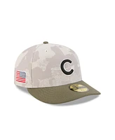 New Era Men's Light Beige/Olive Chicago Cubs 2025 Armed Forces Day 59FIFTY Fitted Hat