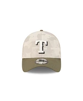 New Era Men's Light Beige/Olive Texas Rangers 2025 Armed Forces Day 39THIRTY Flex Hat