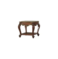 Solid Hardwood Square End Table with Bottom Display Shelf