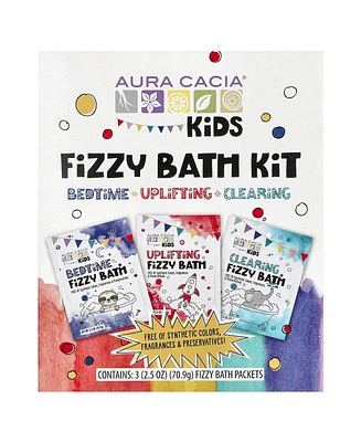 Aura Cacia Kids Fizzy Bath Kit Variety 3 Packets