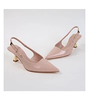 Cassandra Slingback Kitten Heels
