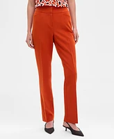Tahari Asl Women's Mid-Rise Bell-Bottom Pants