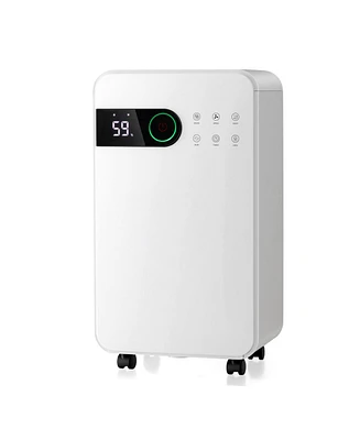 32 Pints Dehumidifier with Sleep Mode and 24H Timer for Home Basement