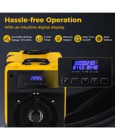 190 Ppd Commercial Dehumidifier with Pump and 2 Wheels