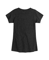 Hybrid Apparel Big Girls Lilo Stitch Awesome Graphic T-Shirt