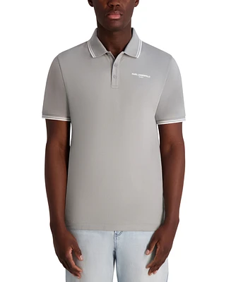 Karl Lagerfeld Paris Men's Regular-Fit Tipped Polo Shirt