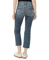 Silver Jeans Co. Women's Suki Mid Rise Curvy Fit Flare