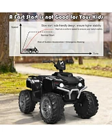 12V Kids Ride on Atv with Led lights and Treaded Tires