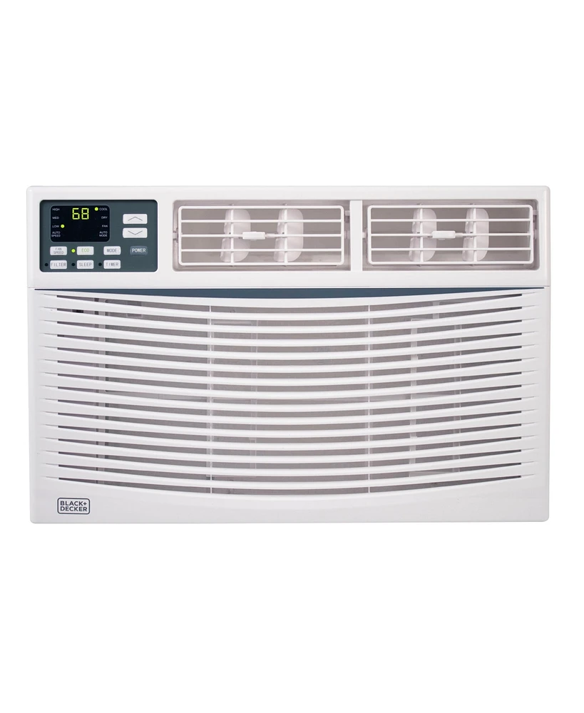 Black+Decker Window Air Conditioner 12,000 Btu, Ac Window Unit Cools Up to 450 Square Feet, Window Ac Unit with Remote Control, 3 Cooling Speeds and F