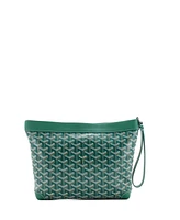 Pre-Owned Goyard Goyardine Conti Pouch Coated Canvas