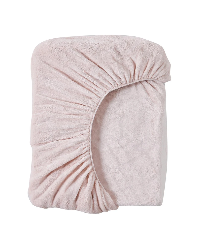 Linery & Co. Soft Plush Velvet Single Fitted Sheet