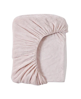 Linery & Co. Soft Plush Velvet Single Fitted Sheet