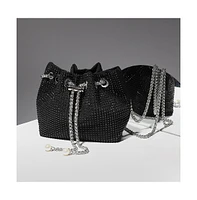 Women's Stud Chain Handbag - Black