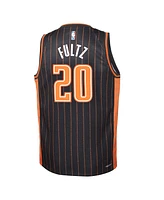 Big Boys Nike Markelle Fultz Anthracite Orlando Magic 2021/22 Swingman Jersey - City Edition