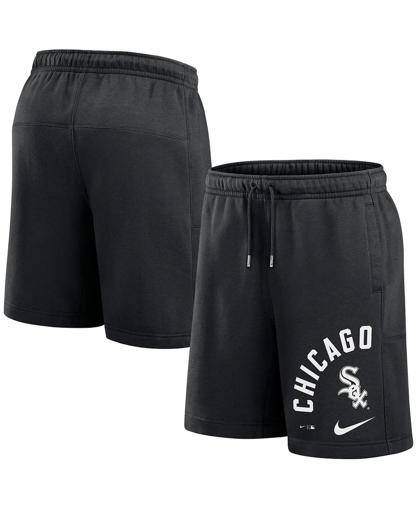 Nike Men's Black Chicago White Sox Arched Kicker Shorts