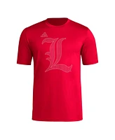 Adidas Men's Red Louisville Cardinals Locker Local Impression T-Shirt