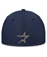Nike Men's Gray/Navy Houston Astros Rise Swoosh Performance Flex Hat