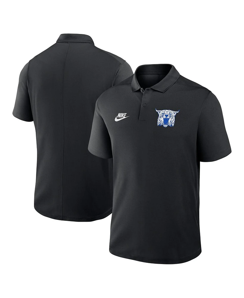 Nike Men's Black Kentucky Wildcats Primetime Victory Legacy Vault Logo Performance Polo Shirt