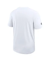 Nike Men's White Dallas Cowboys Sideline Uv Performance Coach Shirt