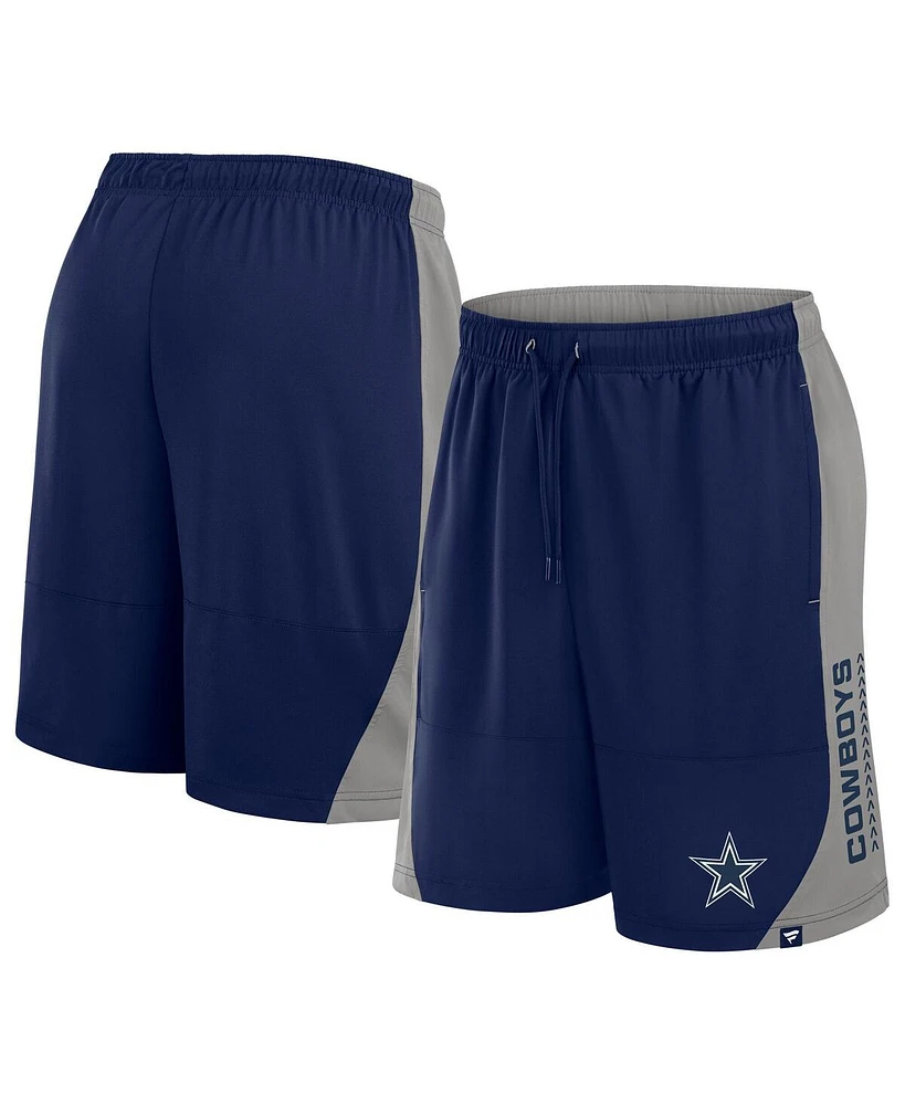 Fanatics Men's Navy/Gray Dallas Cowboys No Defense Shorts
