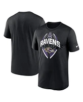 Nike Men's Black Baltimore Ravens Legend Icon Performance T-Shirt