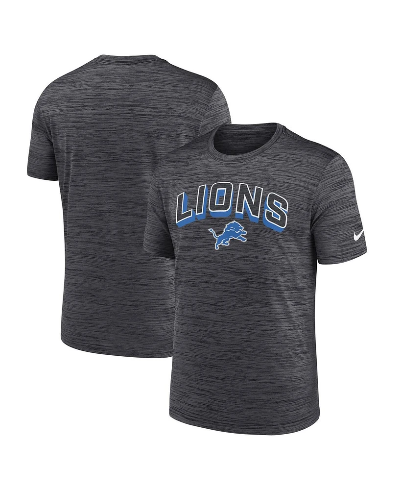 Nike Men's Charcoal Detroit Lions Velocity Performance T-Shirt
