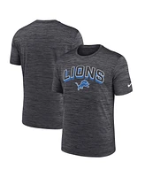 Nike Men's Charcoal Detroit Lions Velocity Performance T-Shirt