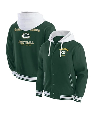 Darius Rucker Collection by Fanatics Men's Green Bay Packers Full-Snap Hoodie Jacket