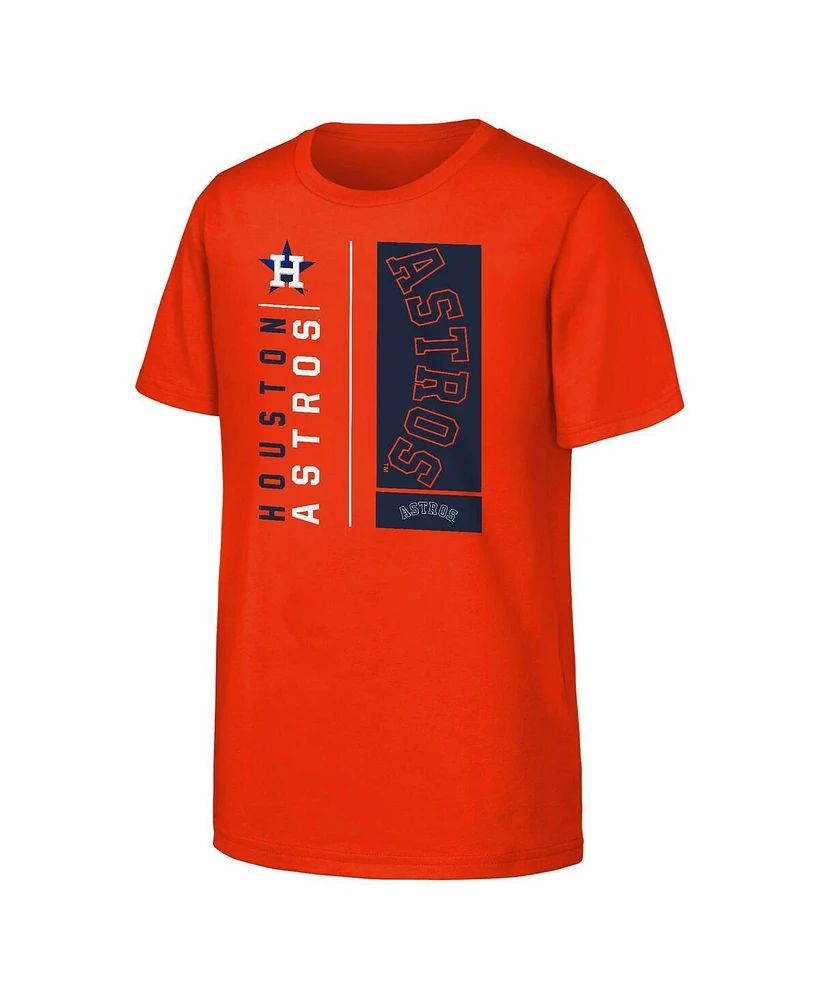 Outerstuff Big Boys and Girls Orange Houston Astros The Mvp T-Shirt