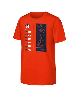Outerstuff Big Boys and Girls Orange Houston Astros The Mvp T-Shirt
