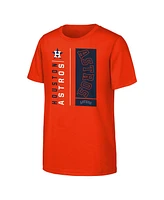 Outerstuff Big Boys and Girls Orange Houston Astros The Mvp T-Shirt