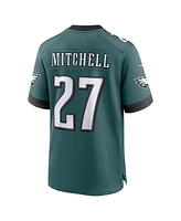Nike Men's Quinyon Mitchell Midnight Green Philadelphia Eagles Super Bowl Lix Game Player Jersey